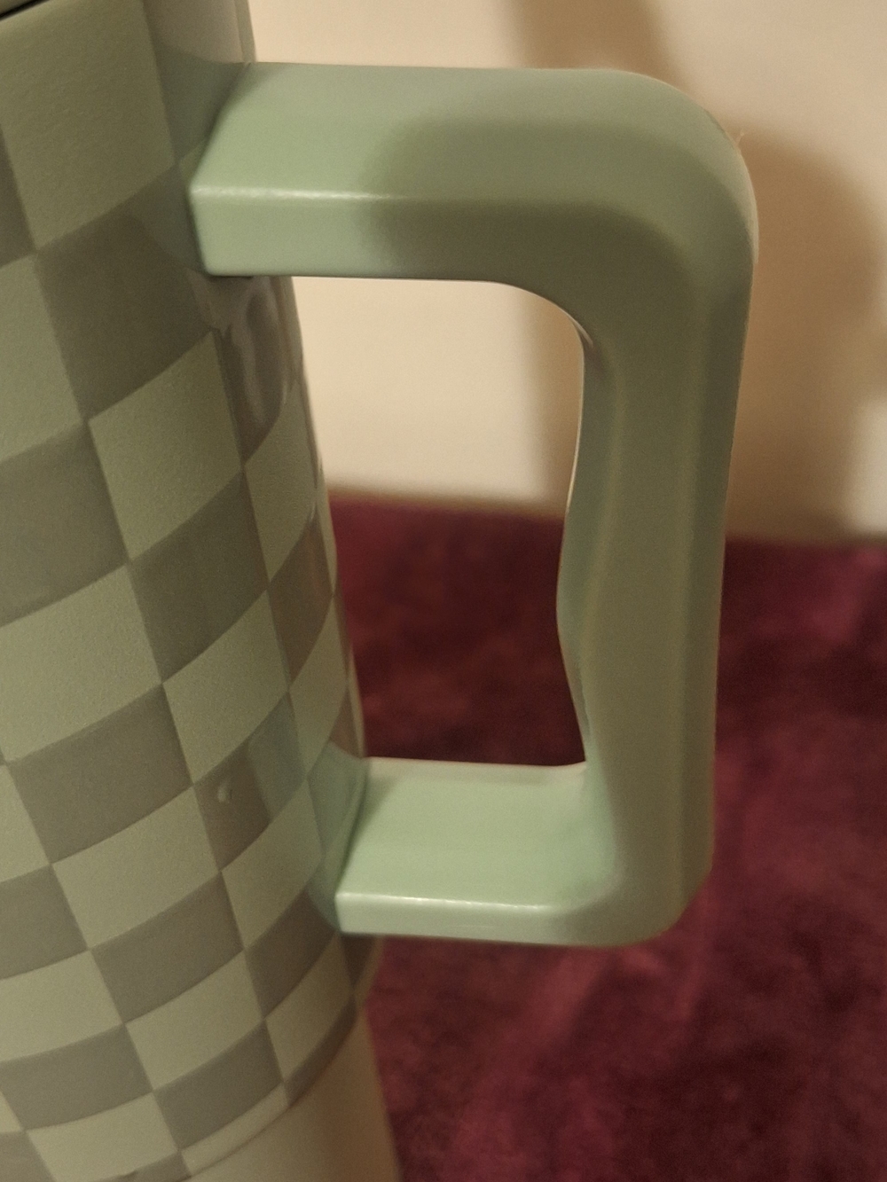 SM Mint Green Checkered Insulated Tumbler - Picture 3 of 9